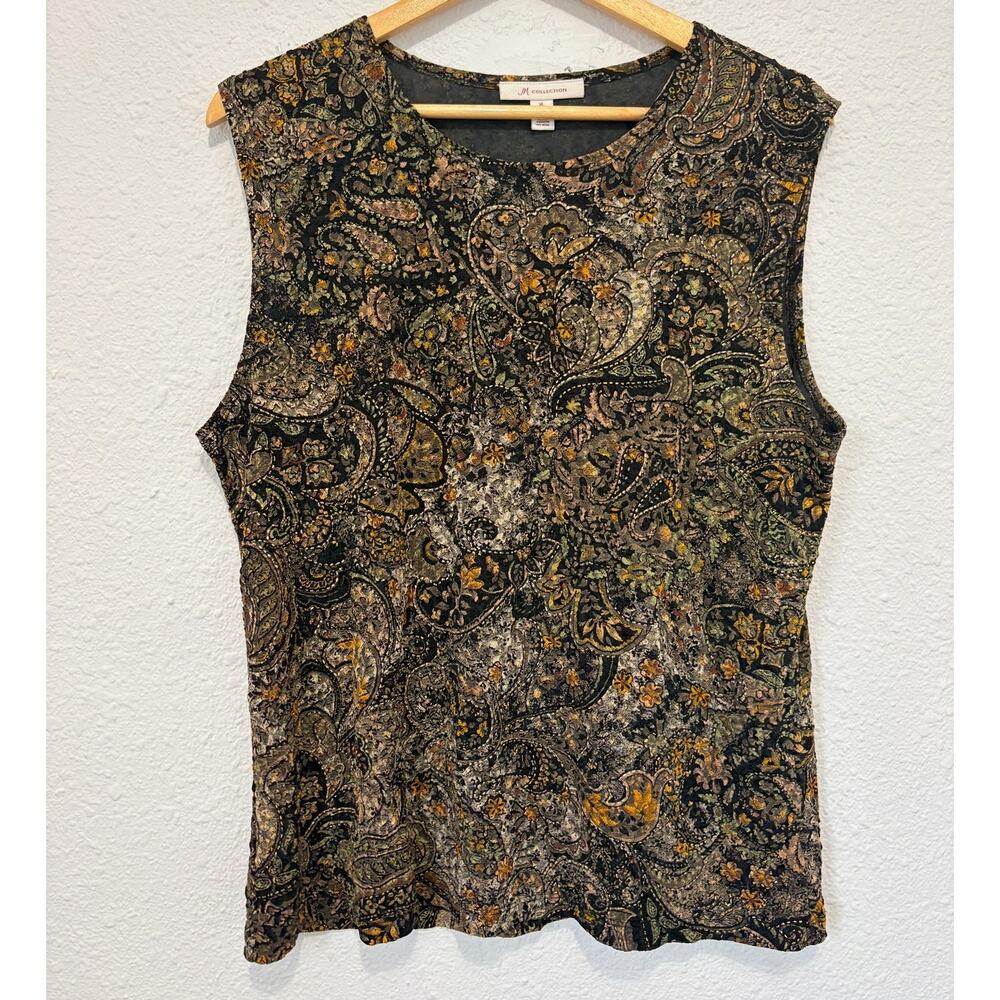 whimsygoth tank top blouse paisley witchy fall going out euro cottage dark fairy